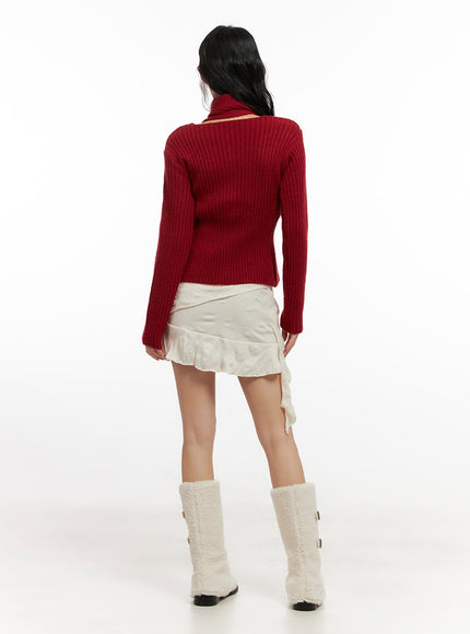 slit-detail-ribbed-knit-sweater-cn413