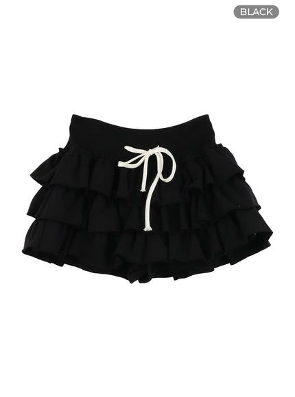 string-waist-ruffle-mini-skirt-ia417