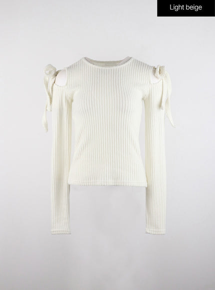 ribbon-cut-out-shoulder-sweater-id315