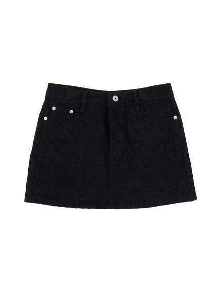 Warm Basic Mini Skirt ID431