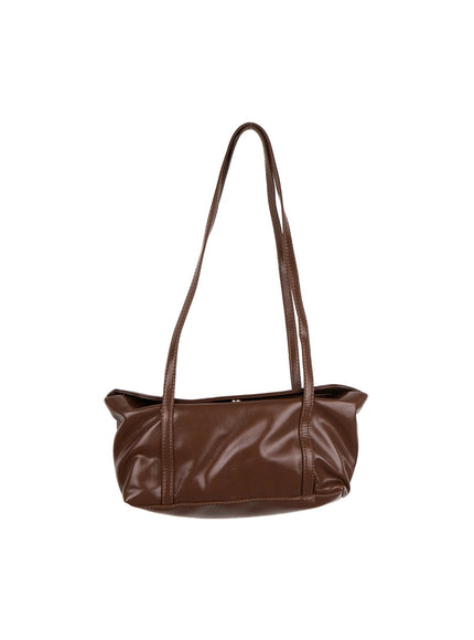 chic-faux-leather-shoulder-bag-id402 / Brown