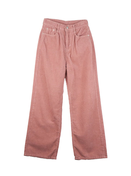 corduroy-dream-wide-leg-pants-in415 / Pink