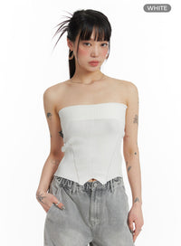 solid-tube-top-if426 / White