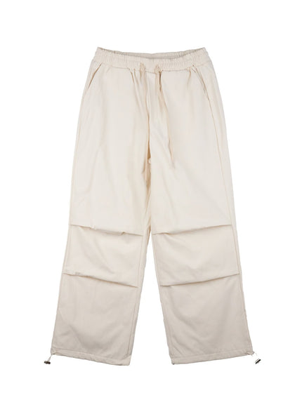 mens-straight-leg-solid-pintuck-track-pants-id427 / White