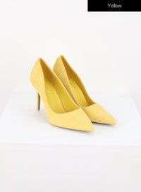suede-pumps-is322 / Yellow