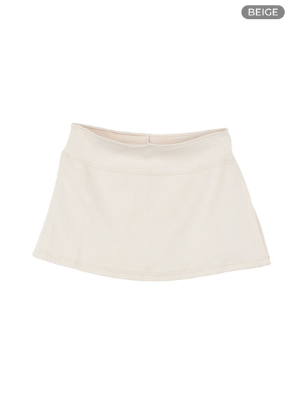 a-line-low-rise-skorts-iy422 / Beige