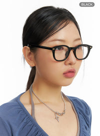 square-eye-glasses-if421 / Black