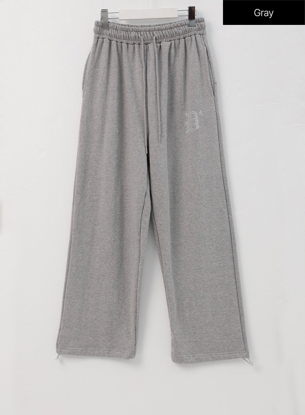 sweatpants-with-cubic-is322 / Gray