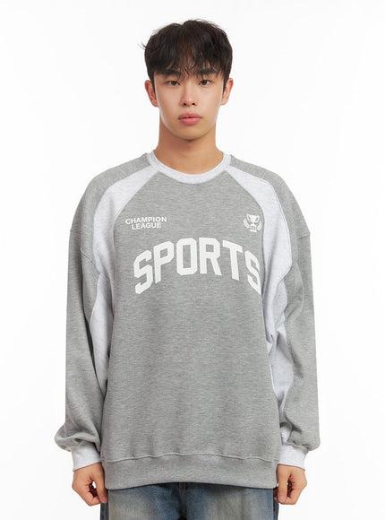 mens-casual-loose-fit-sweatshirt-id431 / Gray