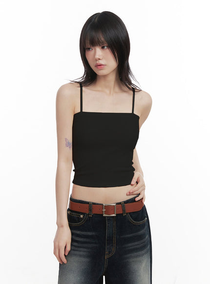 essential-solid-camisole-top-in427 / Black