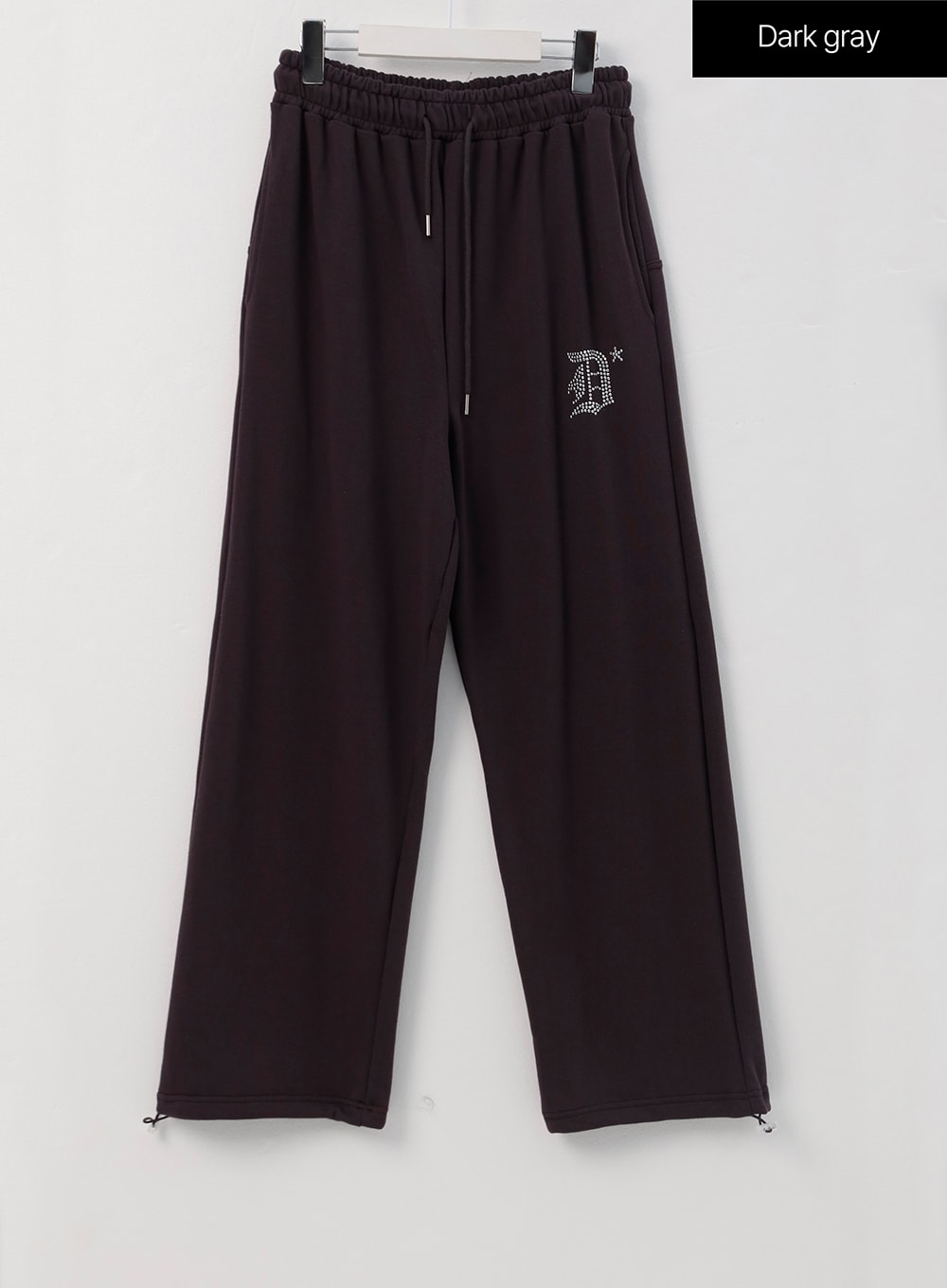 sweatpants-with-cubic-is322 / Dark gray