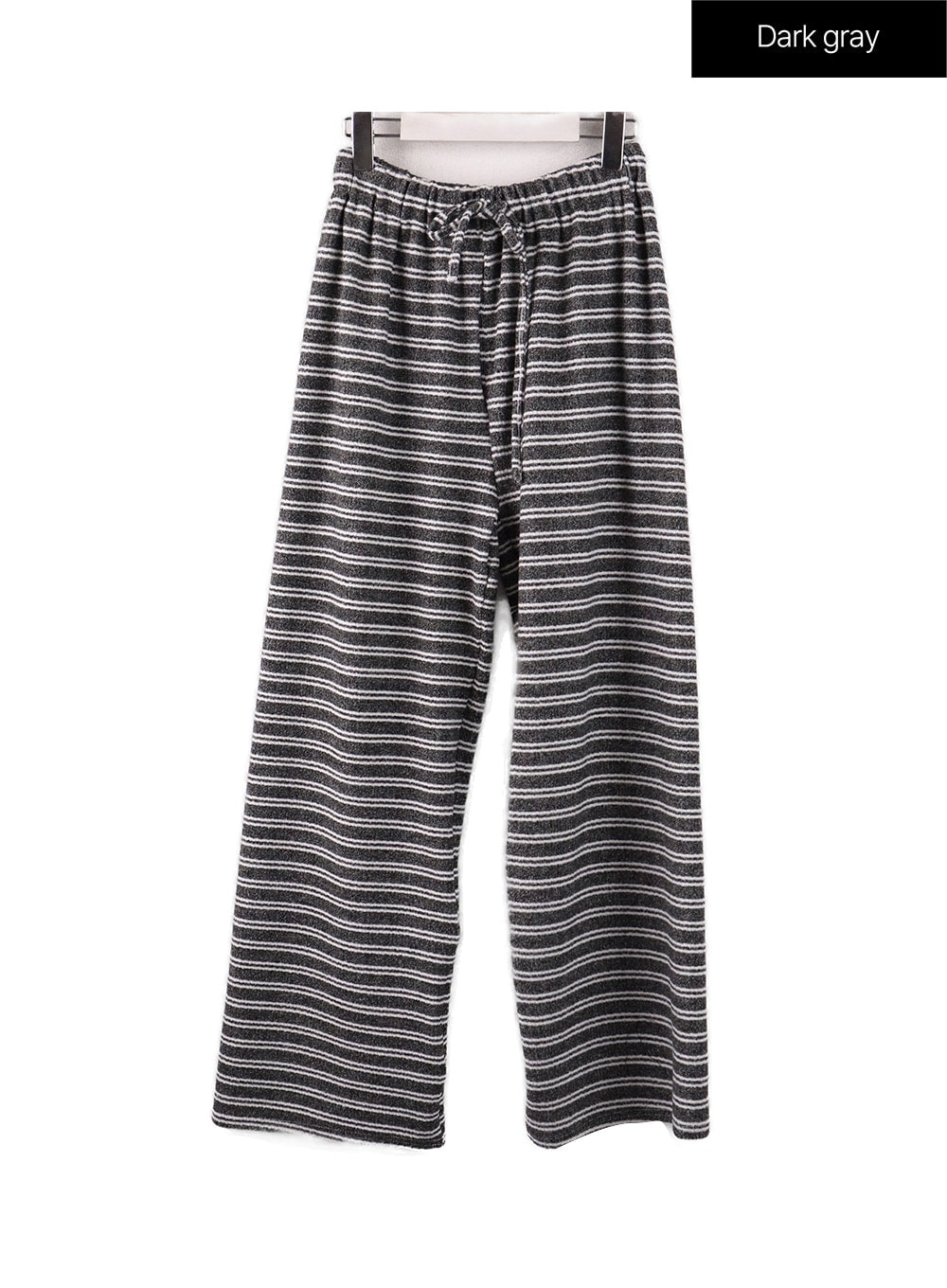 cozy-striped-pants-if408 / Dark gray