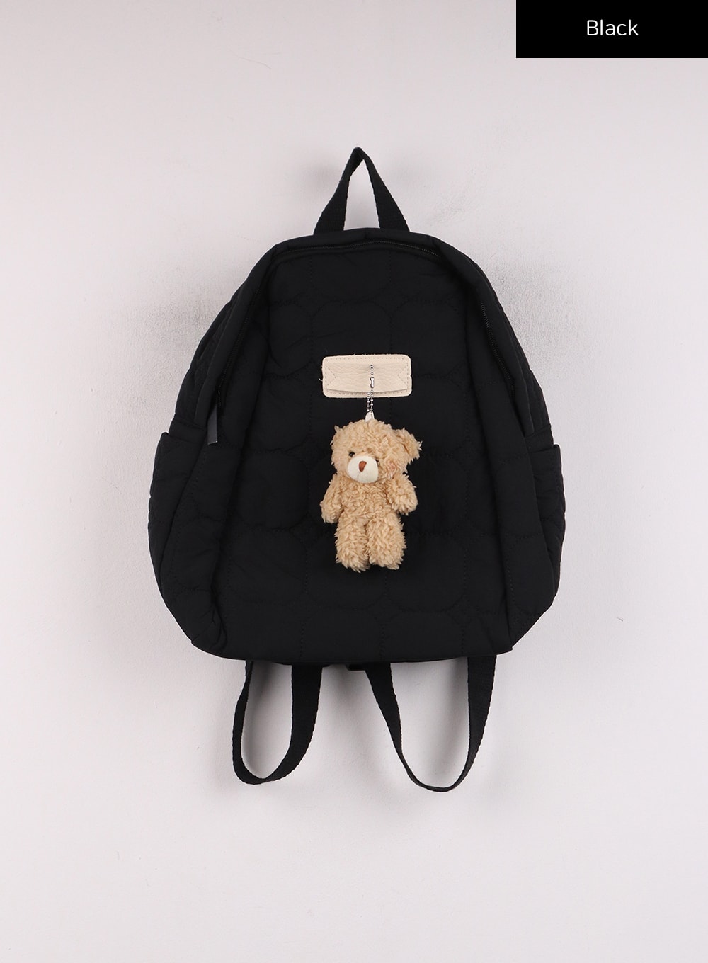 padded-backpack-ij419 / Black