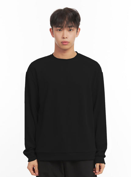 mens-basic-long-sleeve-tee-id427 / Black