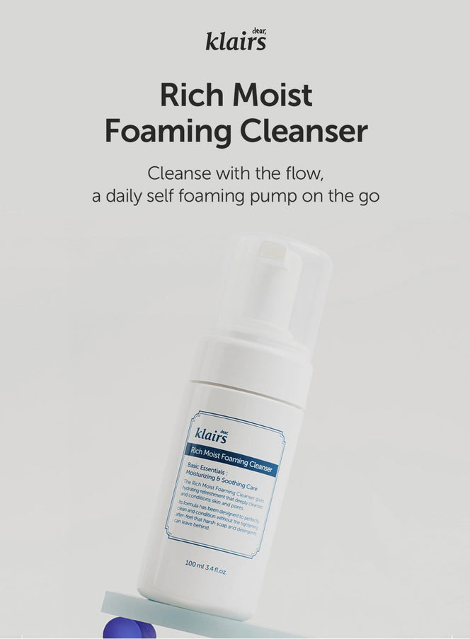 Rich Moist Foaming Cleanser (100ml)