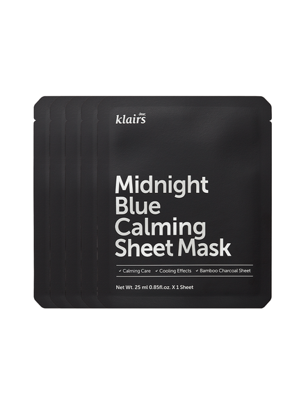 Midnight Blue Calming Sheet Mask (25ml / 5ea)