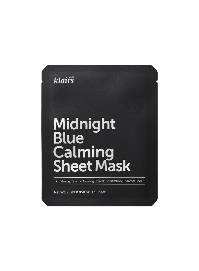 Midnight Blue Calming Sheet Mask (25ml)