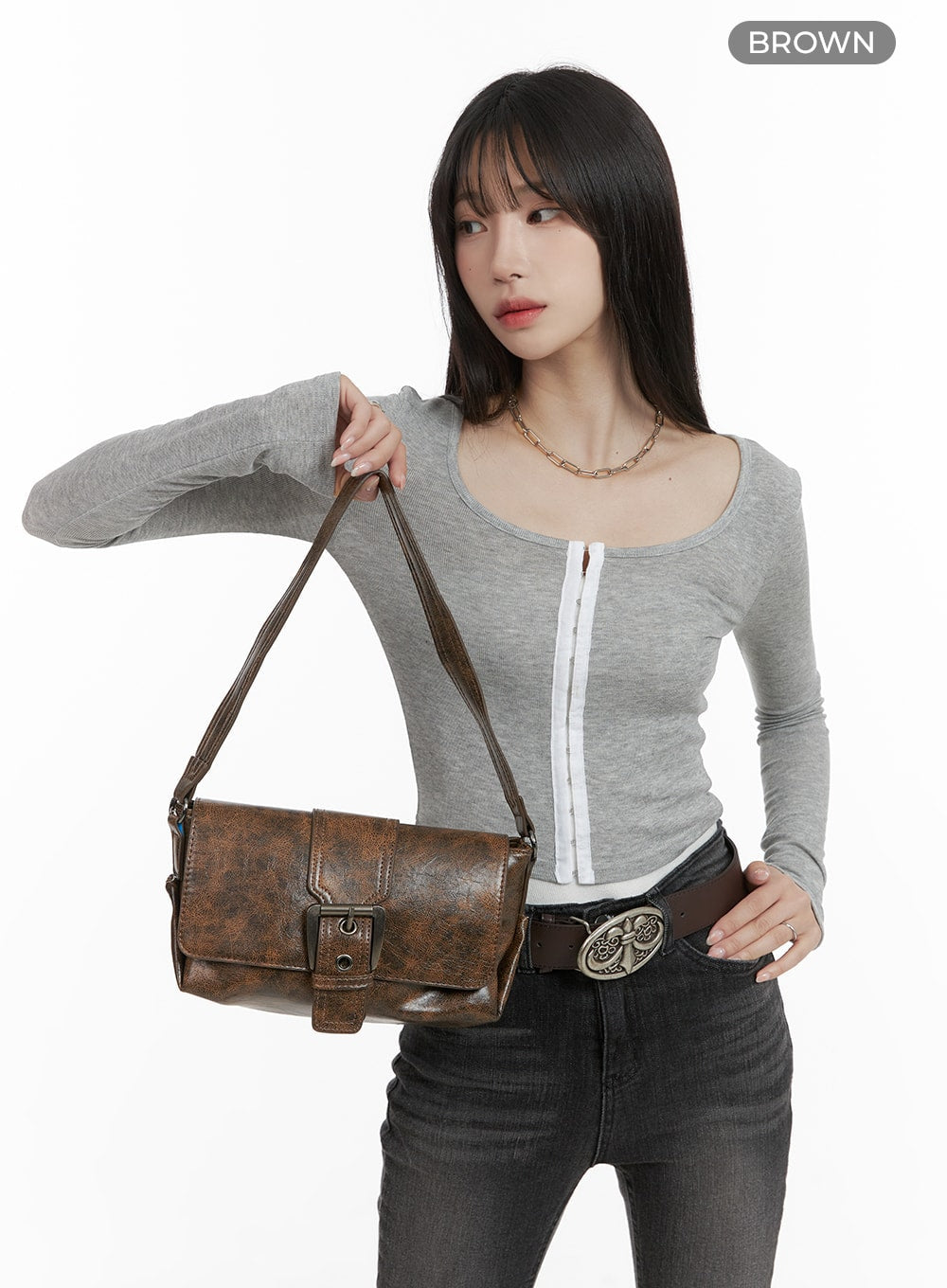 buckle-washed-faux-leather-shoulder-bag-ca403