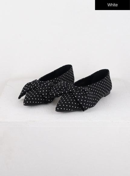 polka-dot-ribbon-flats-od327