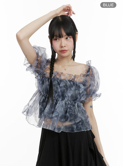 chiffon-puffy-shoulder-short-sleeve-om426