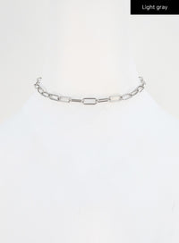 silver-color-chain-necklace-cy323