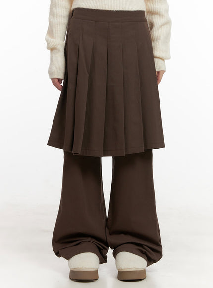 Midi Skirt-Over-Pants CJ506