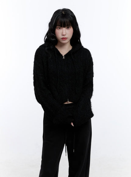 cable-knit-cropped-hooded-cardigan-cd419