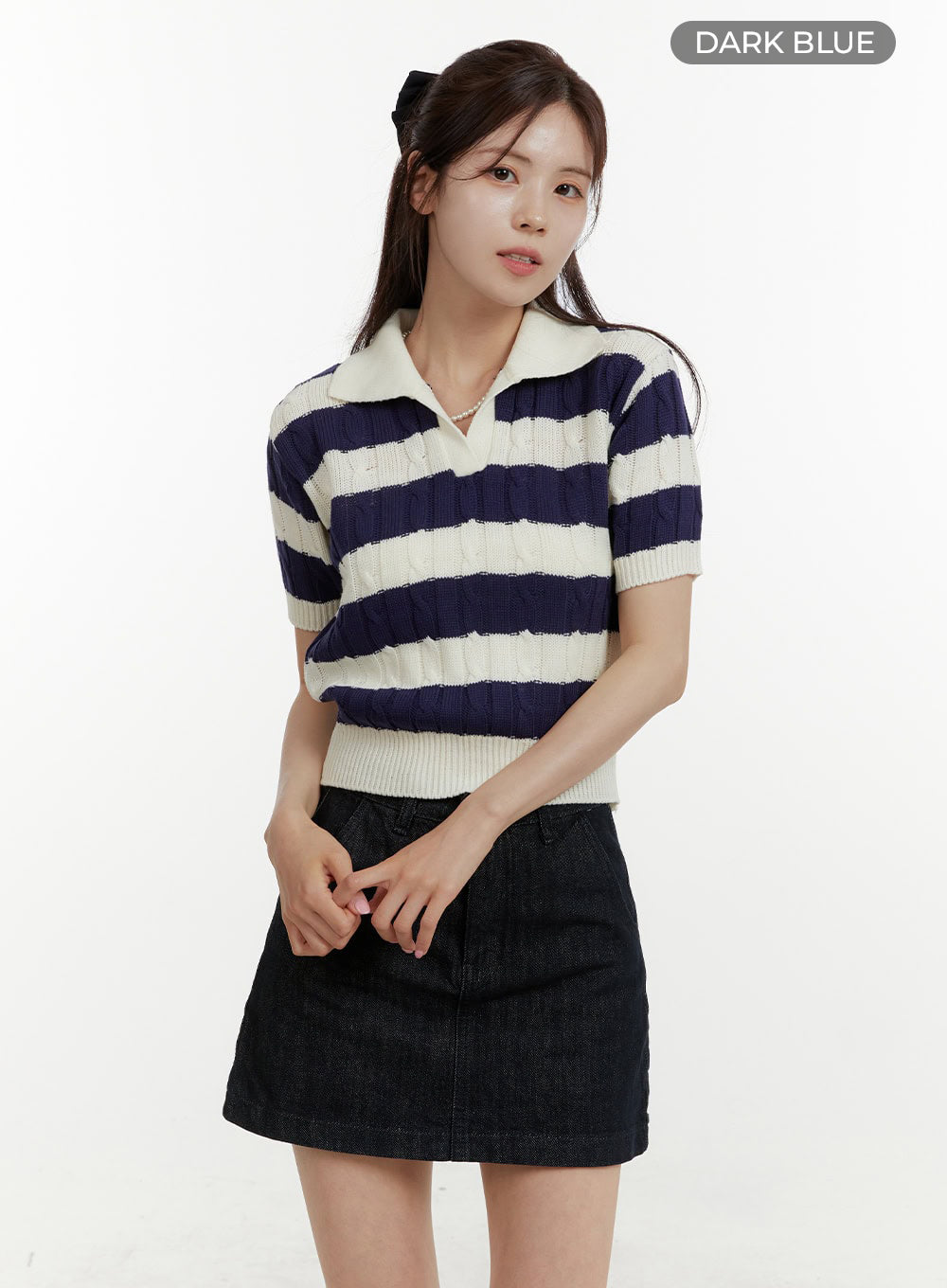 collar-stripe-cable-knit-top-oy409