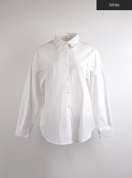 button-up-long-sleeve-solid-blouse-oj417