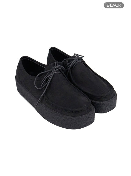 chic-suede-loafers-os423 / Black