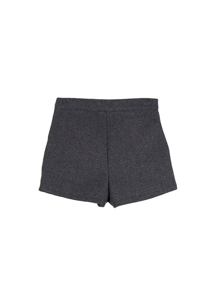 short-length-high-waist-shorts-cn428 / Gray