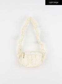 quilted-shoulder-bag-in317 / Light beige