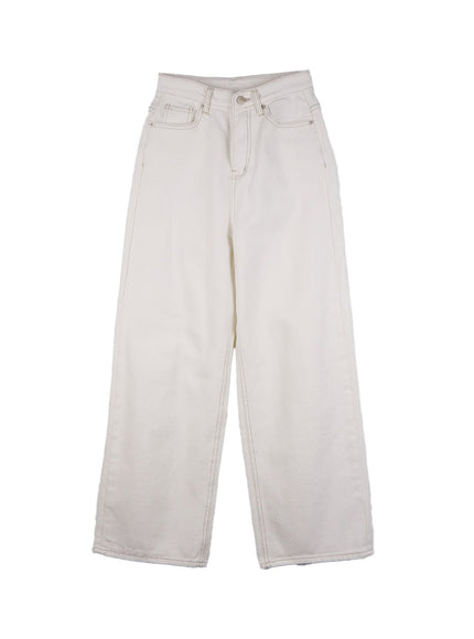 wide-fit-cotton-trousers-cd430 / White