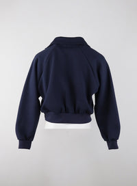 california-graphic-lettering-solid-collar-cropped-sweatshirt-oj302