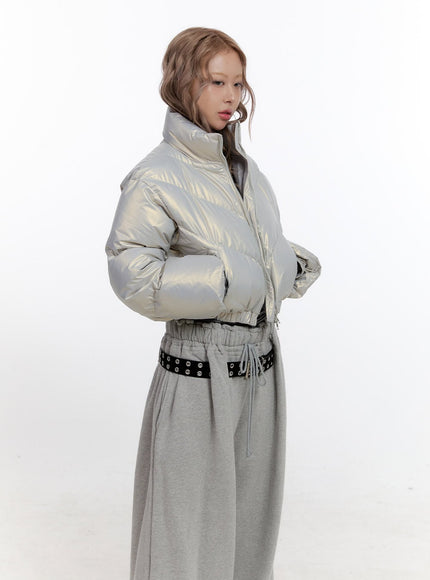 snugfit-puffer-coat-cn425 / Gray