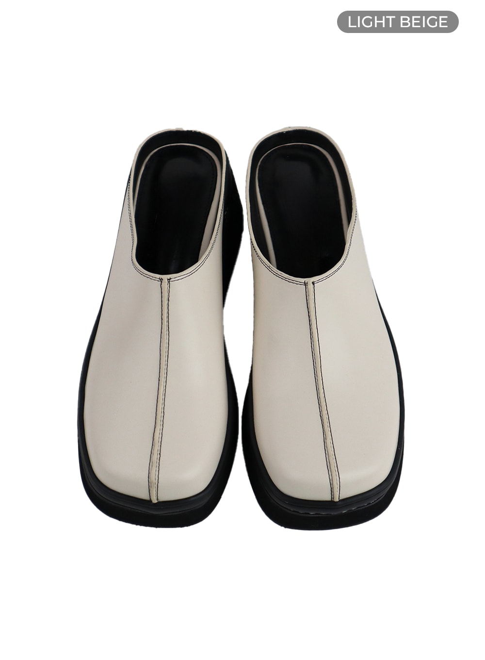 solid-chunky-heels-cm406 / Light beige