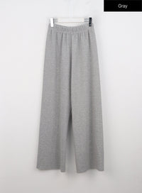 wide-fit-fleece-sweatpants-on321 / Gray