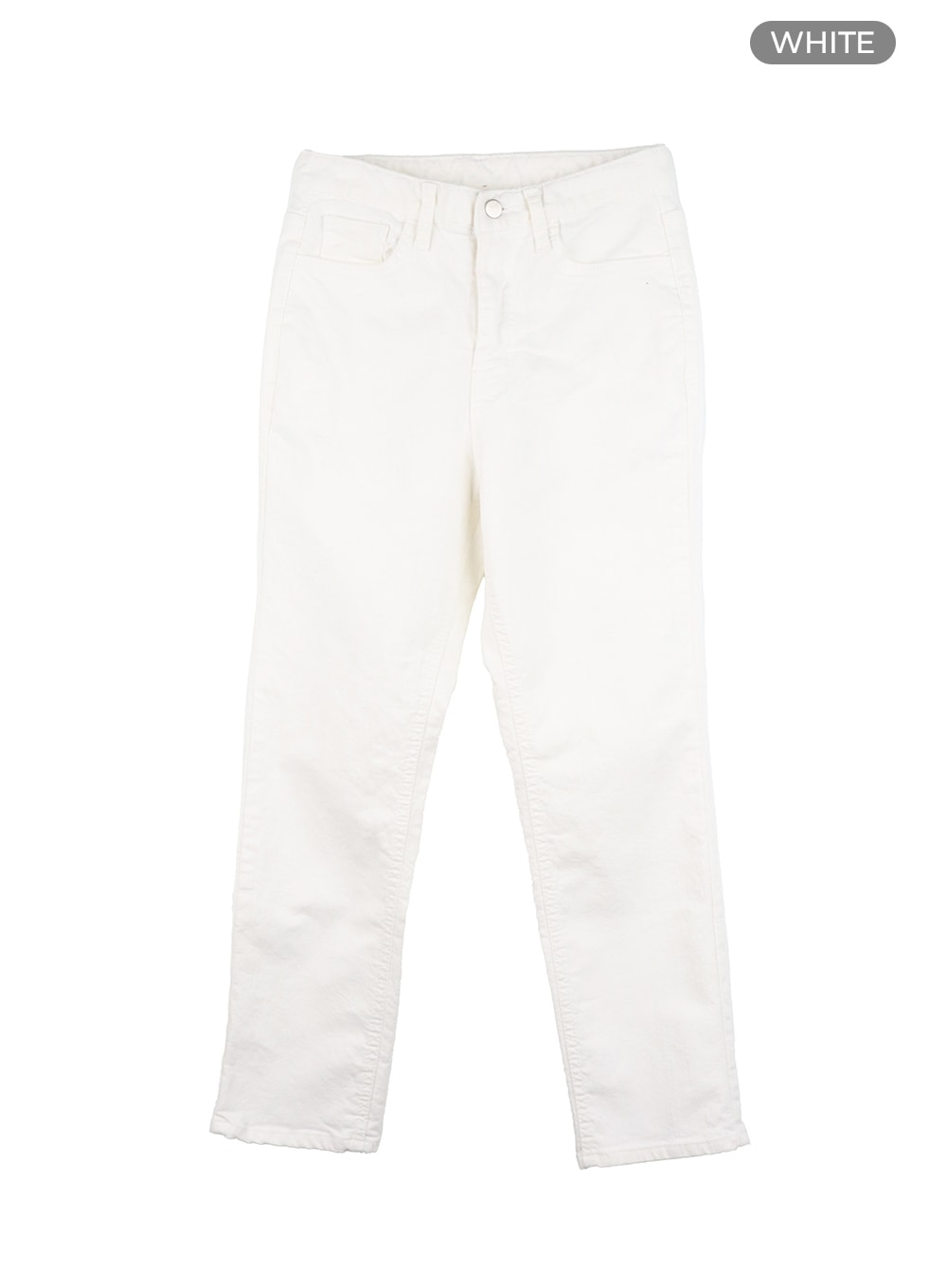 straight-fit-cropped-pants-oa419 / White