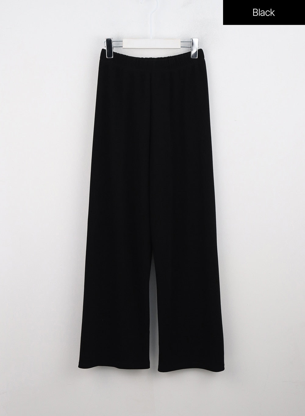 wide-fit-fleece-sweatpants-on321 / Black
