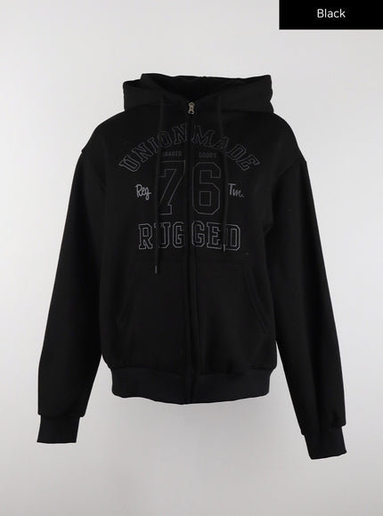 oversized-graphic-hoodie-sweatshirt-cd319 / Black