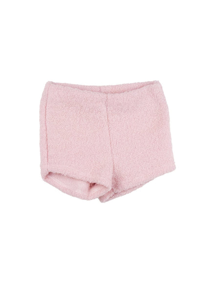 cozychic-wool-blend-shorts-cn408 / Pink