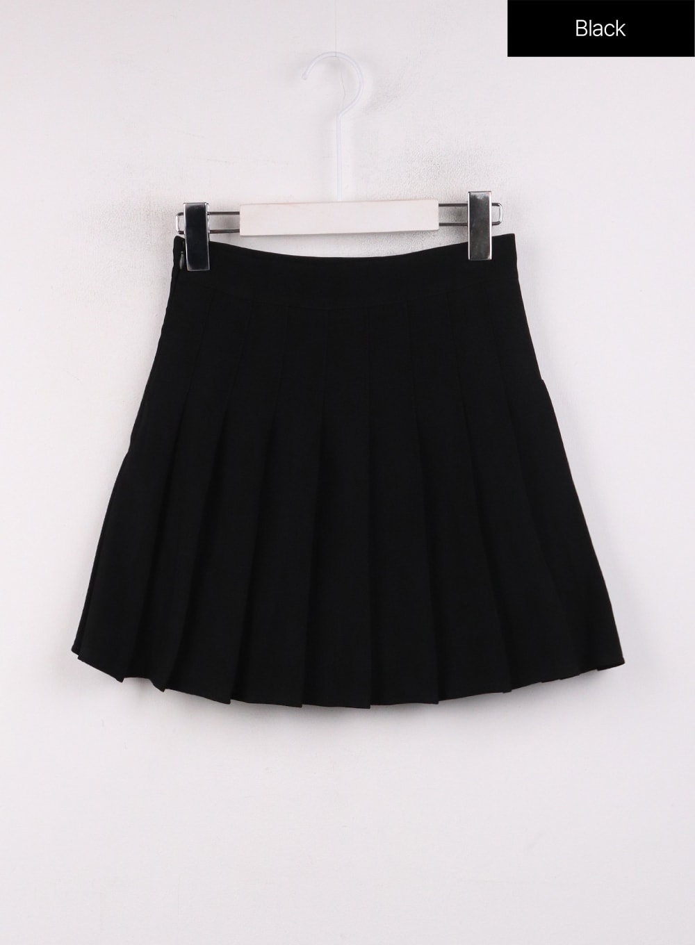 a-line-pleated-mini-skirt-oj426 / Black