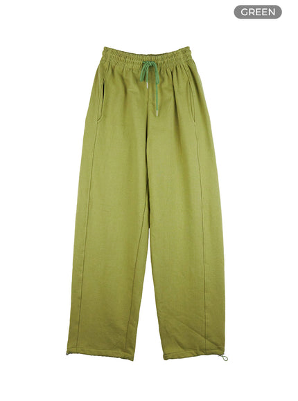 comfy-cotton-banded-joggers-co402 / Green