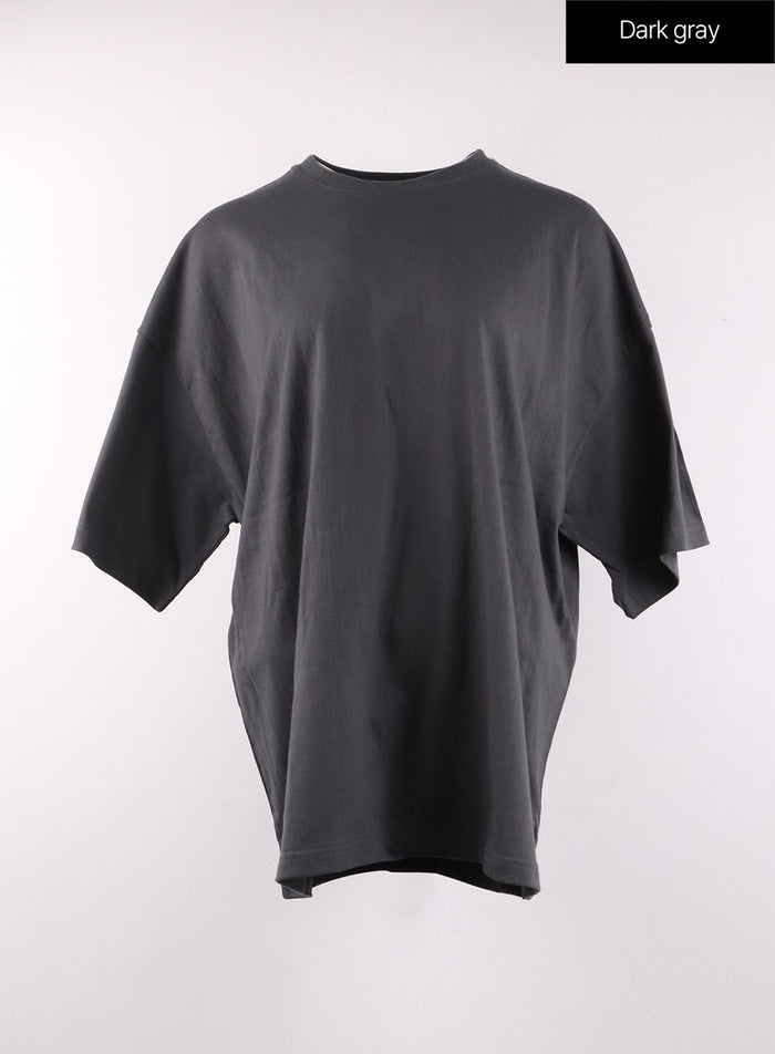 basic-oversized-t-shirt-of406 / Dark gray