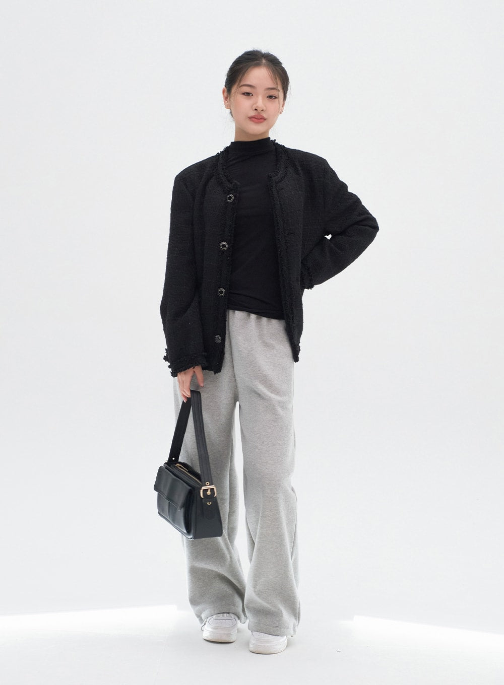 Tweed Jacket (Unisex) - Korean Women's Fashion | LEWKIN