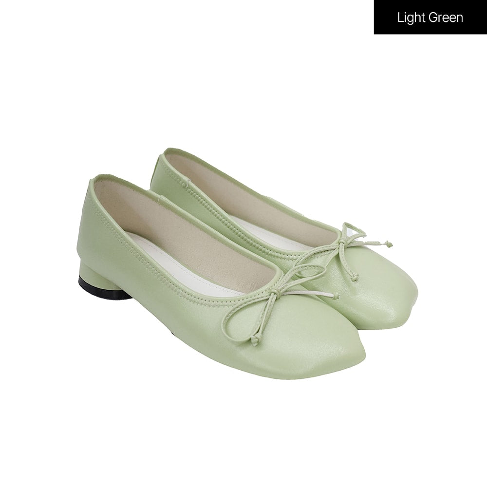 Colorful Ribboned Ballet Flats OJ03 - Lewkin