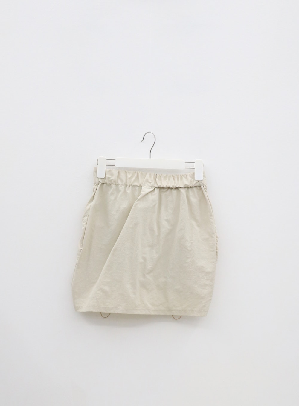 Drawstring Nylon Mini Skirt IM309 - Korean Women's Fashion | LEWKIN