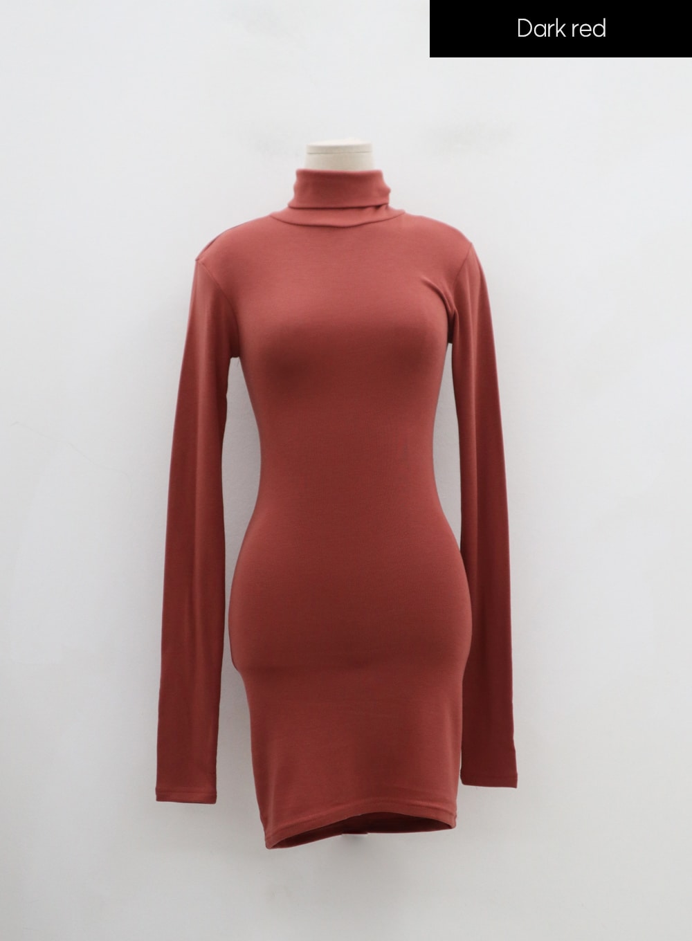 Turtleneck Mini Dress IN24 - Korean Women's Fashion | LEWKIN